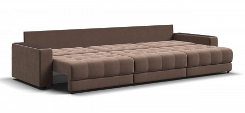 Диван Босс Гранд велюр Монолит мокко 3