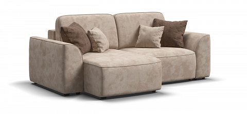 Угловой диван Кинг Модуль велюр Алькантара пепел 2