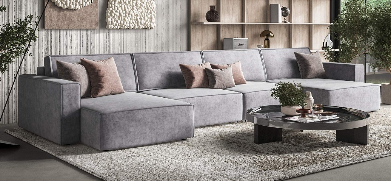 Босс Софт Модуль спальное место велюр Роял агат