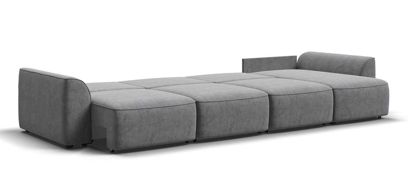 Угловой диван Кинг Модуль Макс велюр Роял агат