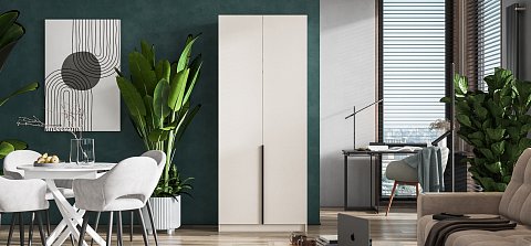 Босс Стандарт 90*220 шкаф распашной 2Д 01 Кашемир 2