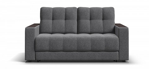 Диван Босс двухместный Рогожка Мальмо серый 1