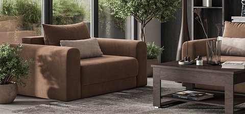 Ричмонд Модуль подлокотник 2 шт. велюр Монолит мокко 2