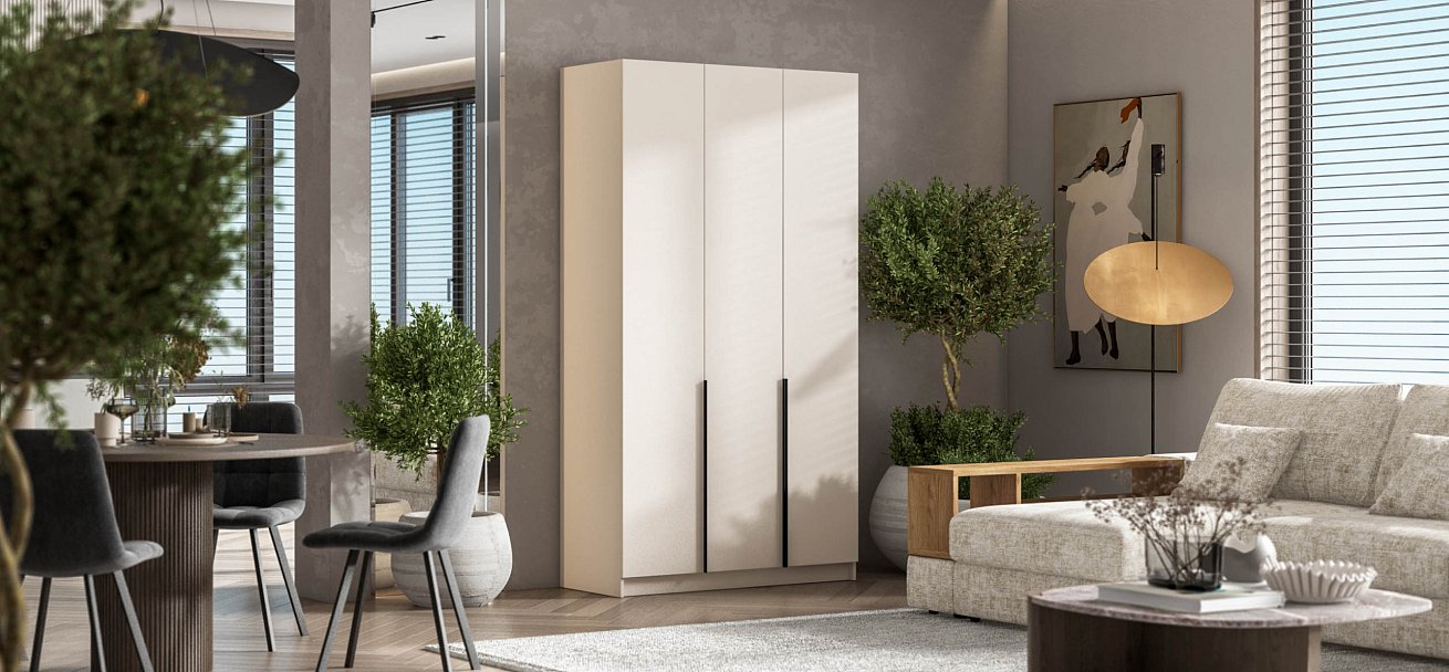 Босс Стандарт 120*220 шкаф распашной 3Д 01 Кашемир