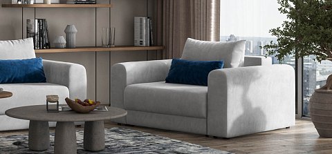 Ричмонд Модуль подлокотник 2 шт. велюр Монолит сталь 2