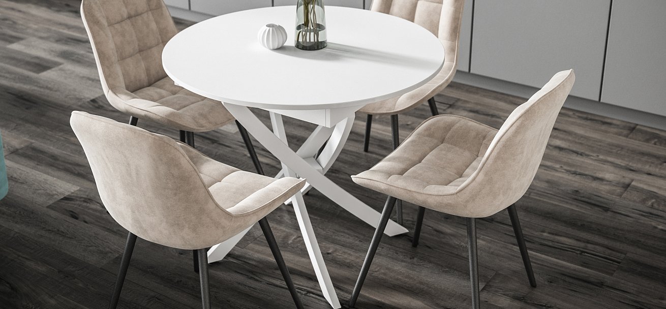 Стул Турин Велутто Пепел, черный