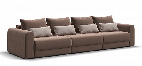 Модульный диван Ричмонд Модуль Макс велюр Монолит мокко