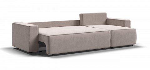 Угловой диван Норд велюр Монолит латте 3