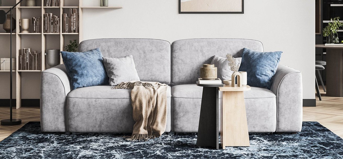 Диван Кинг велюр Роял агат