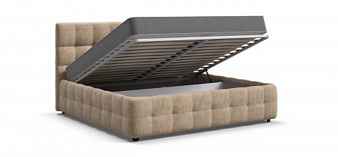 Босс Кровать+ПМ 180*200 велюр Роял шампань 3