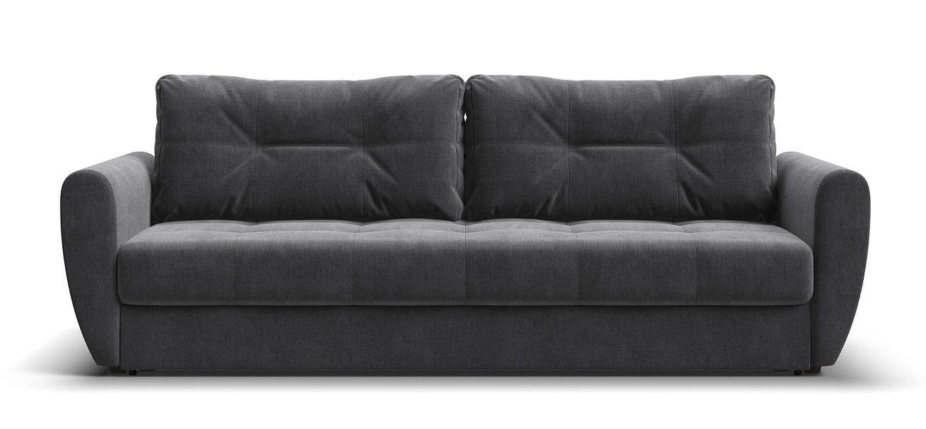 Диван Престон велюр Монолит серый