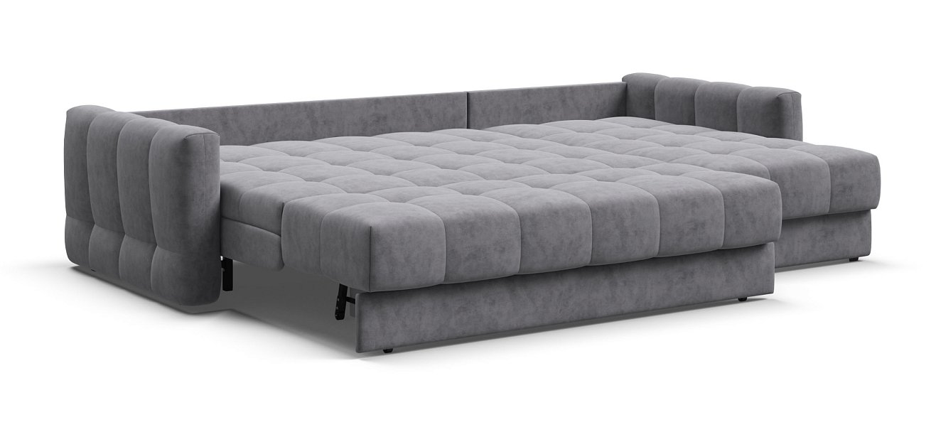 Угловой диван Босс Слип 160 велюр Роял агат