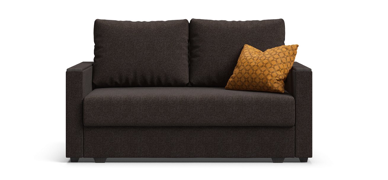 Диван Атланта двухместный Рогожка Мальмо шоколад