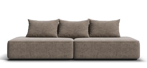 Диван Кинг Твин велюр Роял тауп 1