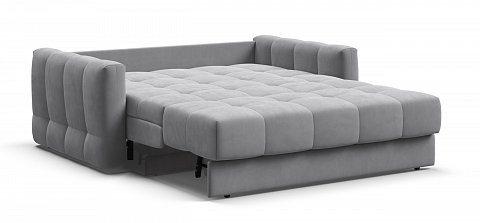 Диван Босс Слип 140 велюр Монолит сталь 3