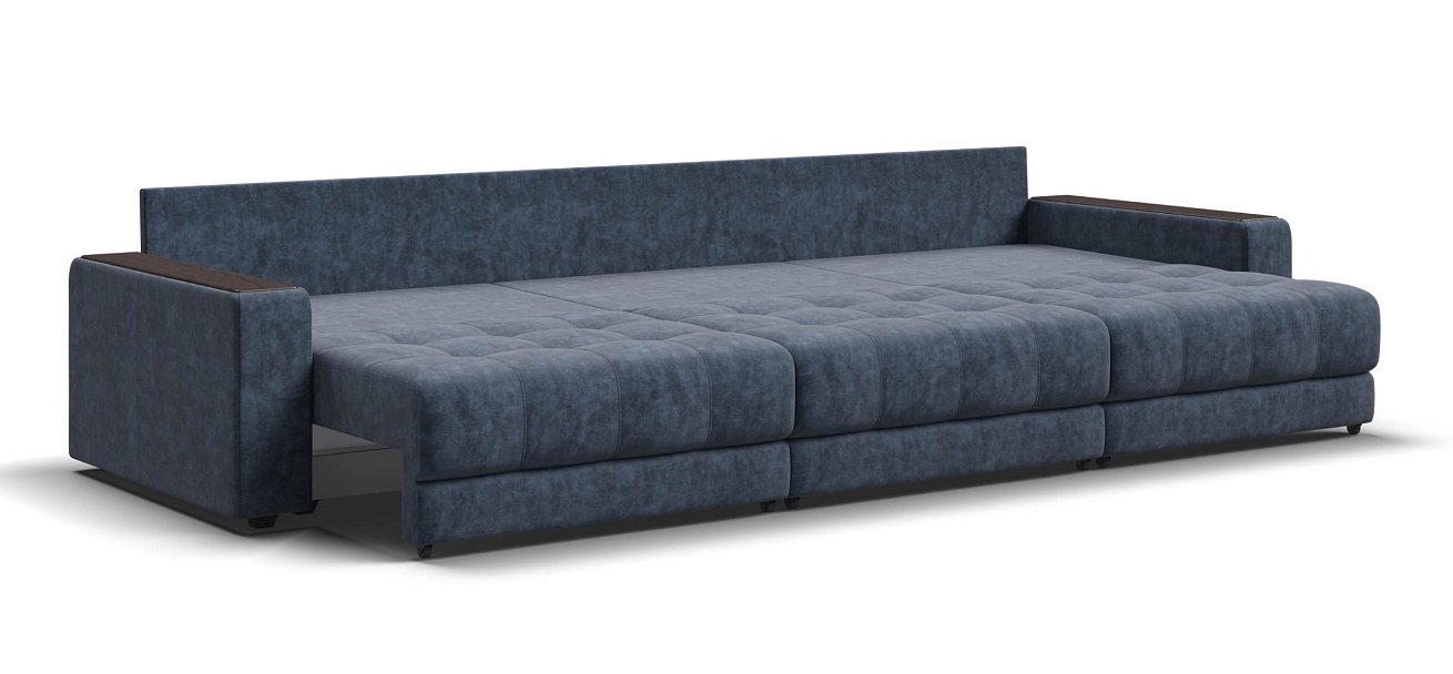 Диван Босс Гранд велюр Роял синий