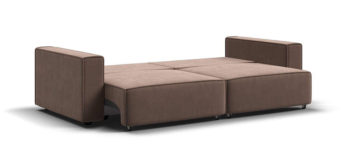 Диван Босс Софт Модуль велюр Монолит мокко