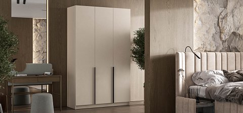 Рим 135 шкаф распашной 3Д 01 Кашемир 2