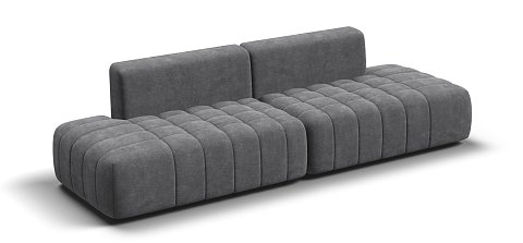 Диван прямой Босс Твин Шенилл Клауд графит 3