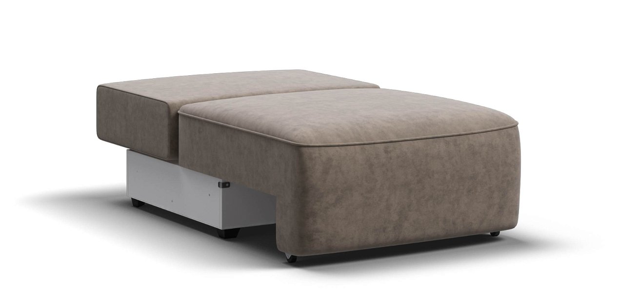 Кинг Модуль спальное место велюр Роял тауп