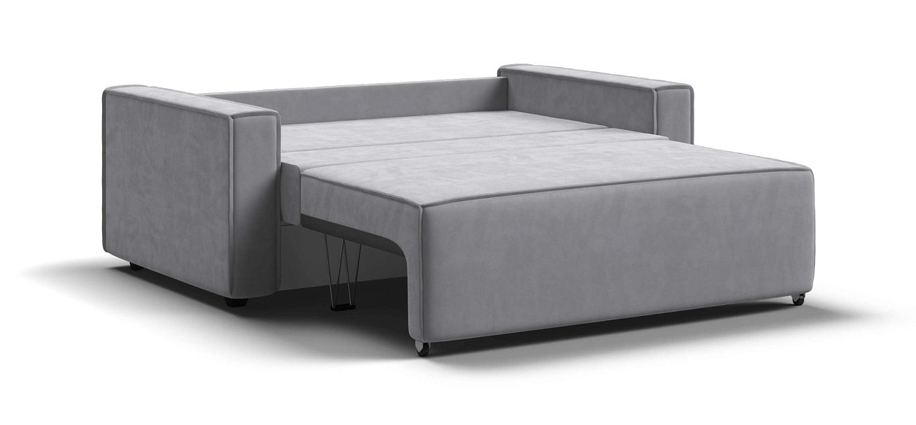 Диван Норд двухместный велюр Монолит сталь