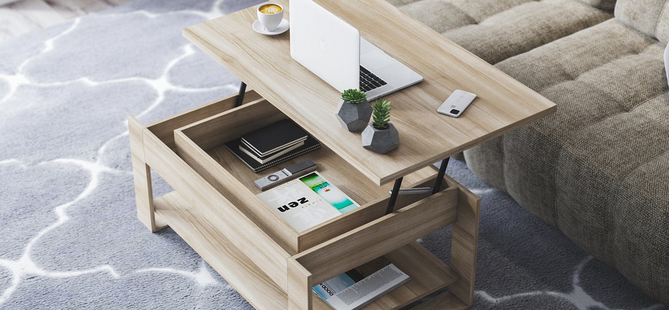 Стол журнальный Люкс Сонома