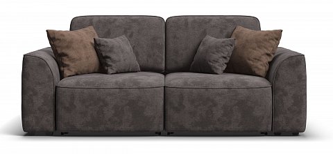 Диван Кинг Модуль велюр Алькантара серый 2