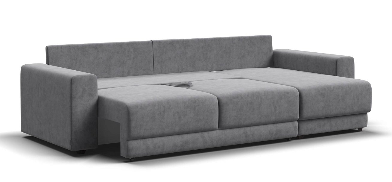 Угловой диван Босс Прайм ХЛ велюр Роял агат