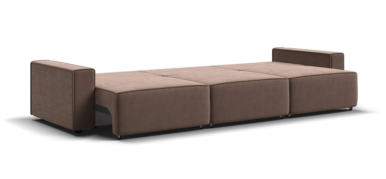 Диван Босс Софт Модуль Макс велюр Монолит мокко