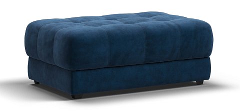 Босс пуф велюр Монолит синий 1