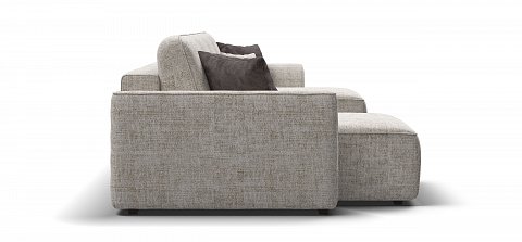 П-образный диван Кинг Модуль Шенилл Смарт кварц 3