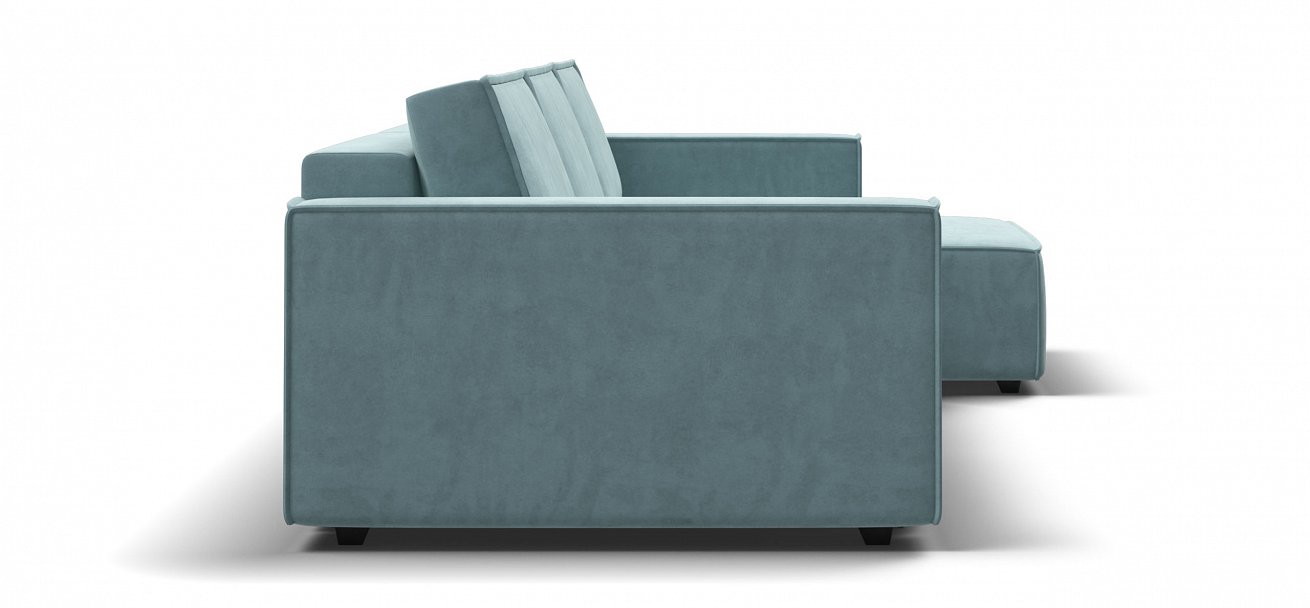 Угловой диван Босс Софт Модуль Макс велюр Монолит аква