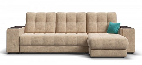 Угловой диван Босс ХЛ велюр Роял шампань 1