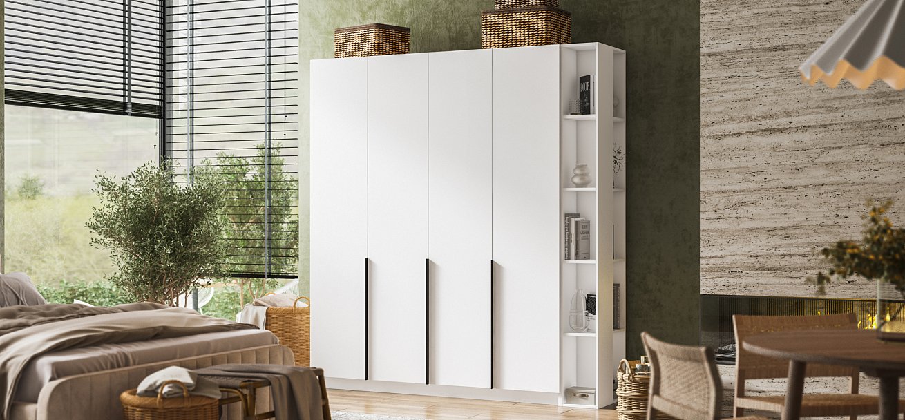 Стеллаж 220 Белый 2шт.