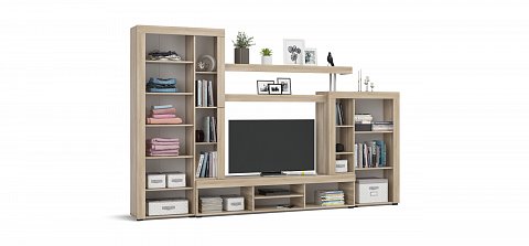 Стенка Монтана Сонома, Белый снег 3