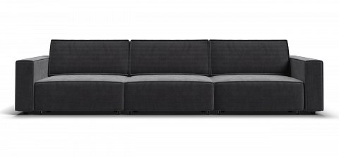 Диван Босс Софт Модуль Макс Вельвет Корд графит 2