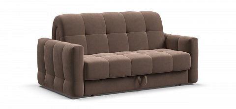 Диван Босс Слип 140 велюр Монолит мокко