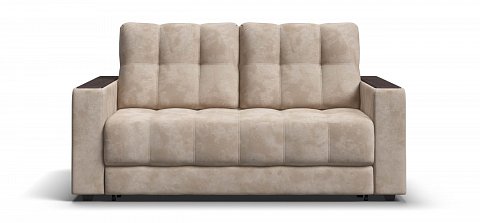 Диван Босс двухместный велюр Алькантара пепел 1