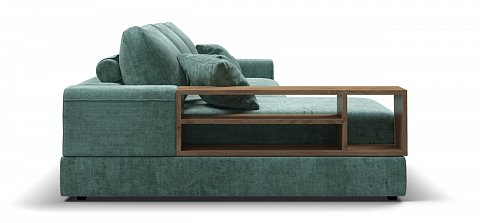 Угловой диван-кровать Босс Модуль ХЛ Шенилл Глосс минт 3