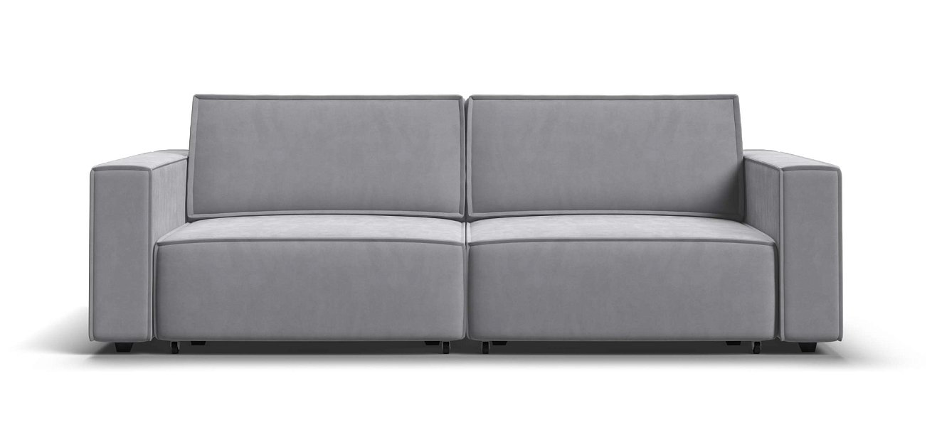 Диван Босс Софт Модуль велюр Монолит сталь