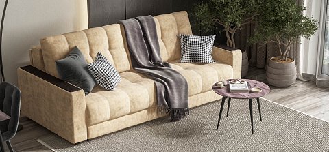 Стол журнальный Босс 42см Графитовый 2