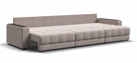 Диван Босс Гранд велюр Монолит латте 3