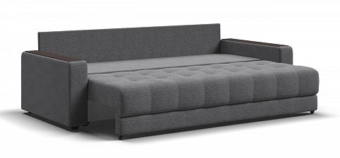 Диван Босс Рогожка Мальмо серый 3