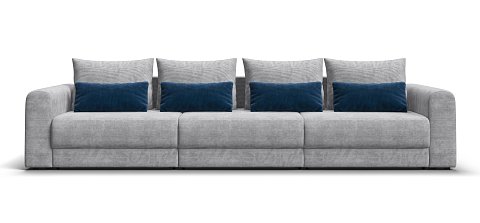 Модульный диван Ричмонд Модуль Макс Вельвет Корд серый 1