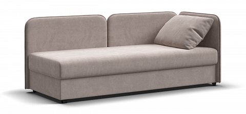 Тахта Ирис велюр Монолит латте 3