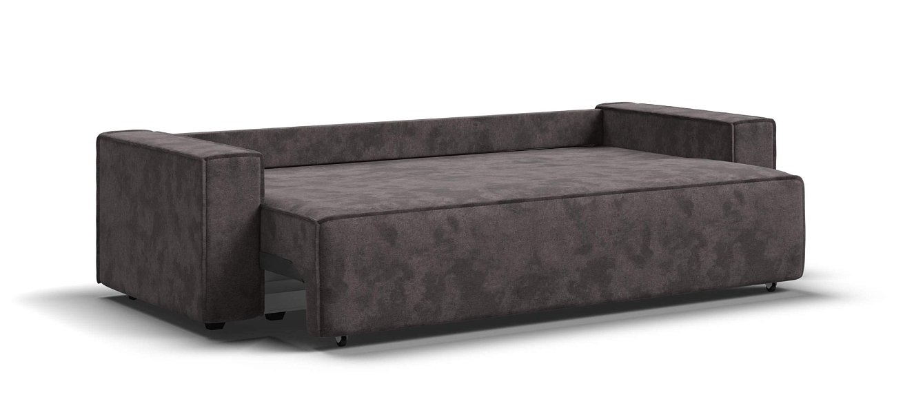 Диван Норд велюр Алькантара серый