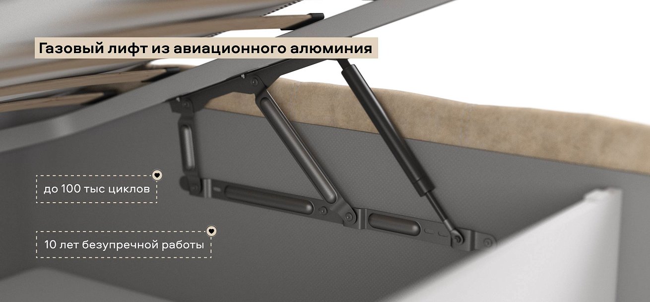 Босс Кровать+ПМ 180*200 велюр Роял шампань