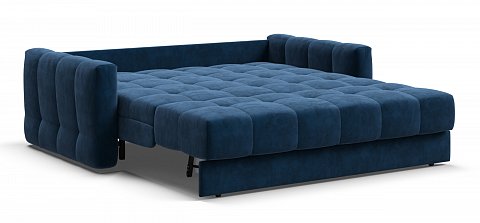 Диван Босс Слип 160 велюр Монолит синий 3
