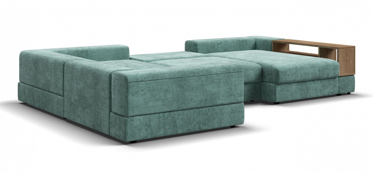 П-образный диван-кровать Босс Модуль Шенилл Глосс минт