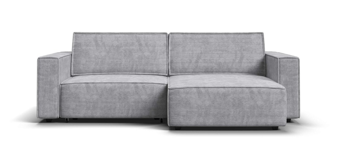 Угловой диван Босс Софт Модуль Вельвет Корд серый